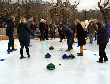 Amsterdam Fun Curling team uitje