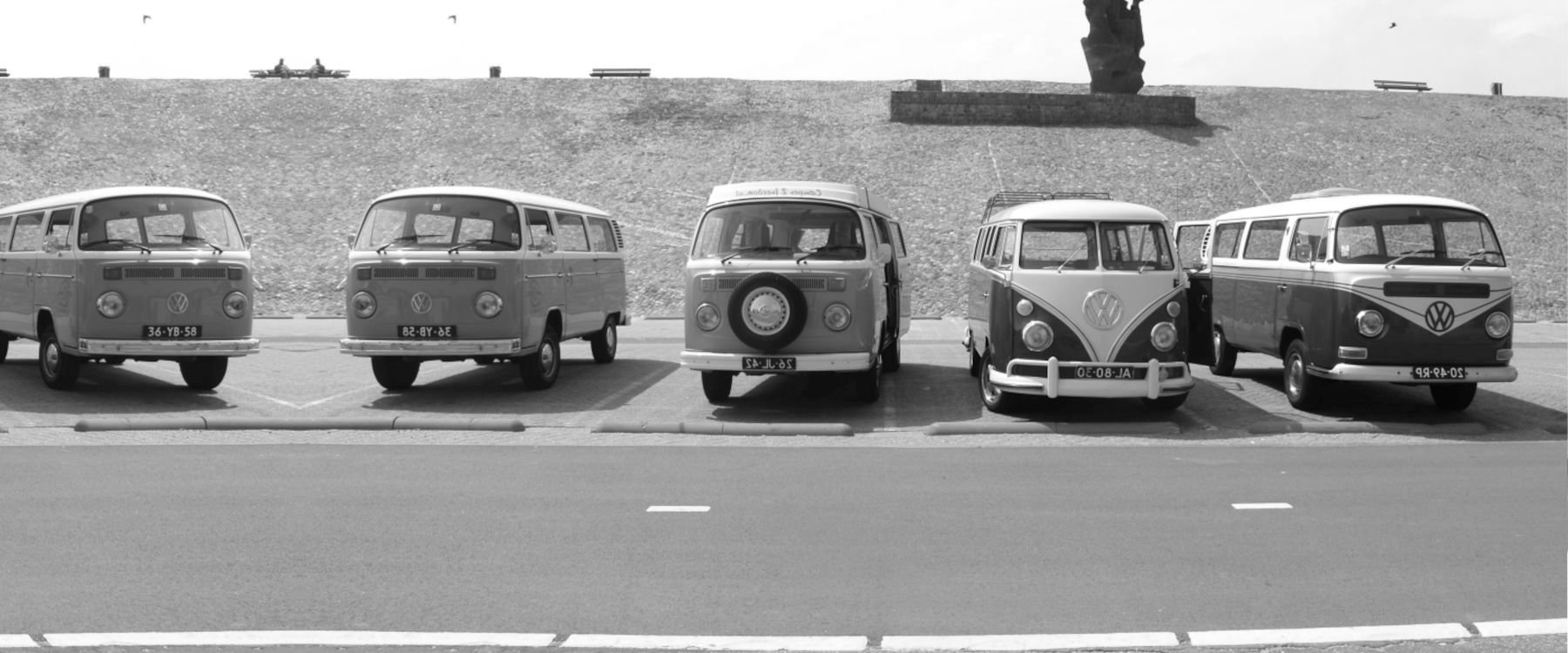 Flower Power zwart/wit