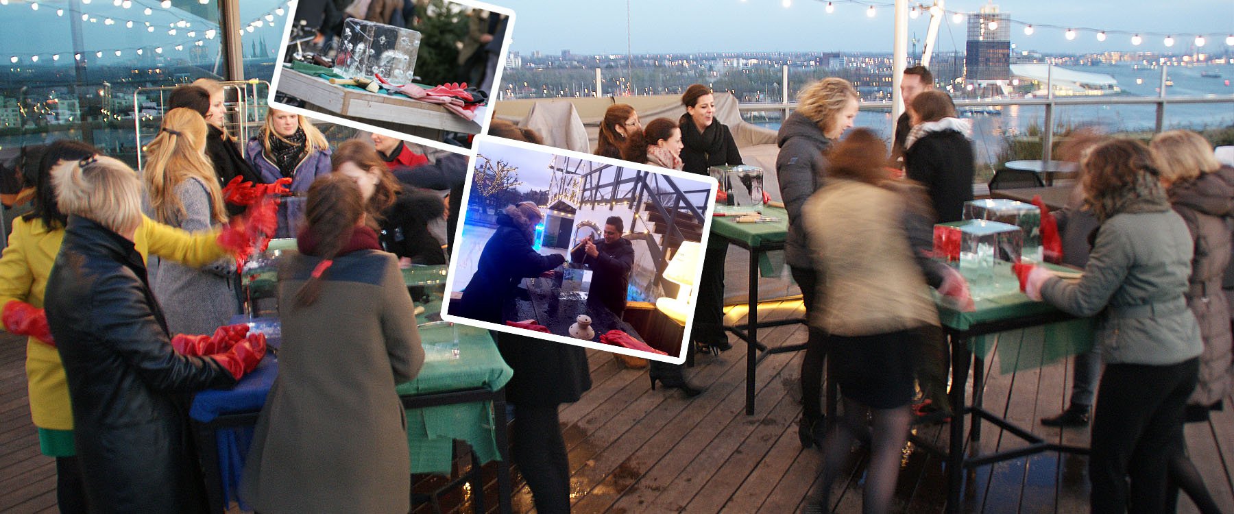 Buiten IJssculpturen Amsterdam